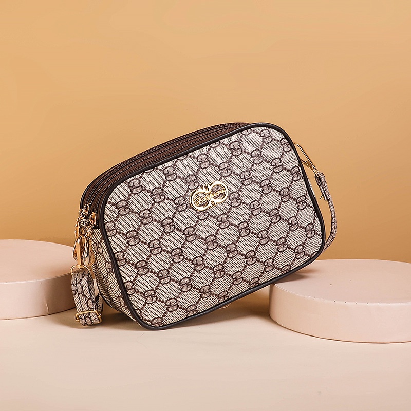 Túi Đeo Chéo Một Bên Vai Hình Tròn Nhỏ Thời Trang Xu Hướng Chạy Bộ Cho Nữ