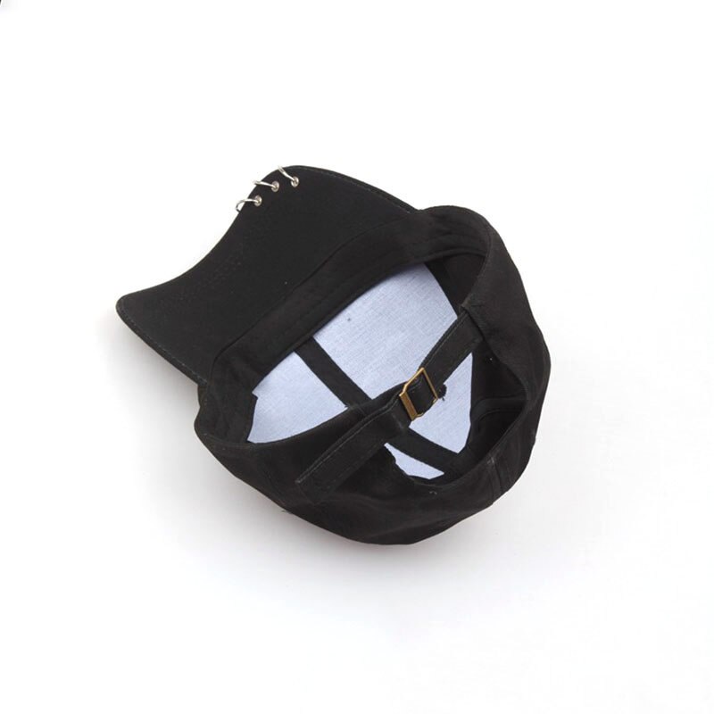 Mũ Lưỡi Trai Chống Nắng Màu Sắc Đơn Giản Trang Trí Vòng Kim Loại Thời Trang Mùa Hè Cho Nữ