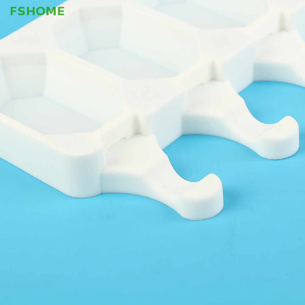 Khuôn Silicon Làm Kem Que 4 / 8 Lỗ Mới