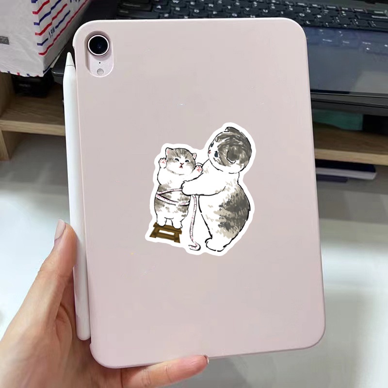 ❉ Set 03 Miếng Dán Hình Mèo Hóa Trang Series 03 ❉ Bộ 50 Miếng Dán Chống Thấm Nước Họa Tiết Hình Con Mèo Đáng Yêu Hợp Thời Trang