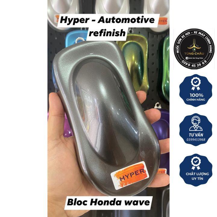 Nước Sơn Xe Máy Pha Sẵn - Màu Bloc Honda Wave Bóng Đẹp, Bền Màu