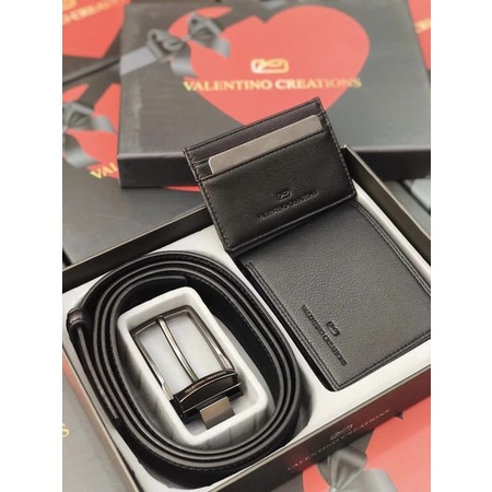 Săn sale hãng Sét thắt lưng Valentino kèm ví mặt xỏ
