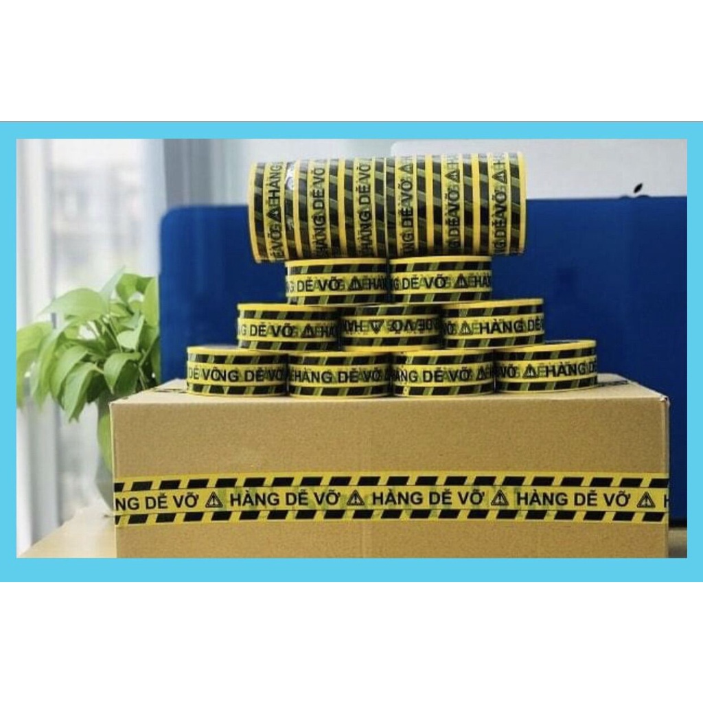 Sale45%  Băng dính in chữ hàng dễ vỡ 100y rẻ vô địch