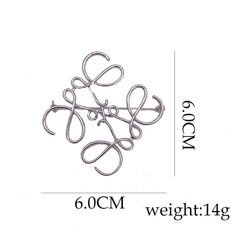 Ghim Cài Áo Kim Loại Hình Học Thời Trang Cao Cấp Cho Nữ