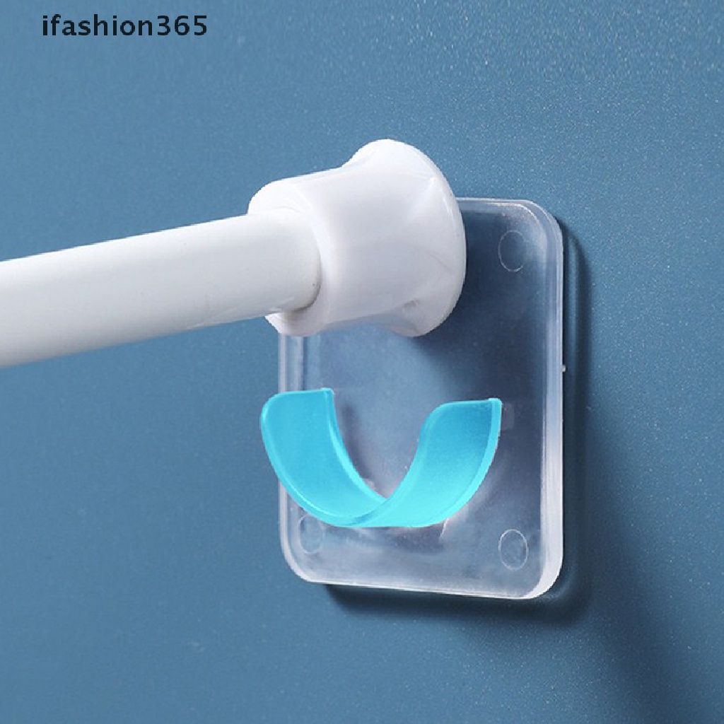 Set 2 Giá Đỡ Thanh Treo Rèm Cửa Nhà Tắm Tự Dính Tiện Dụng ifashion365