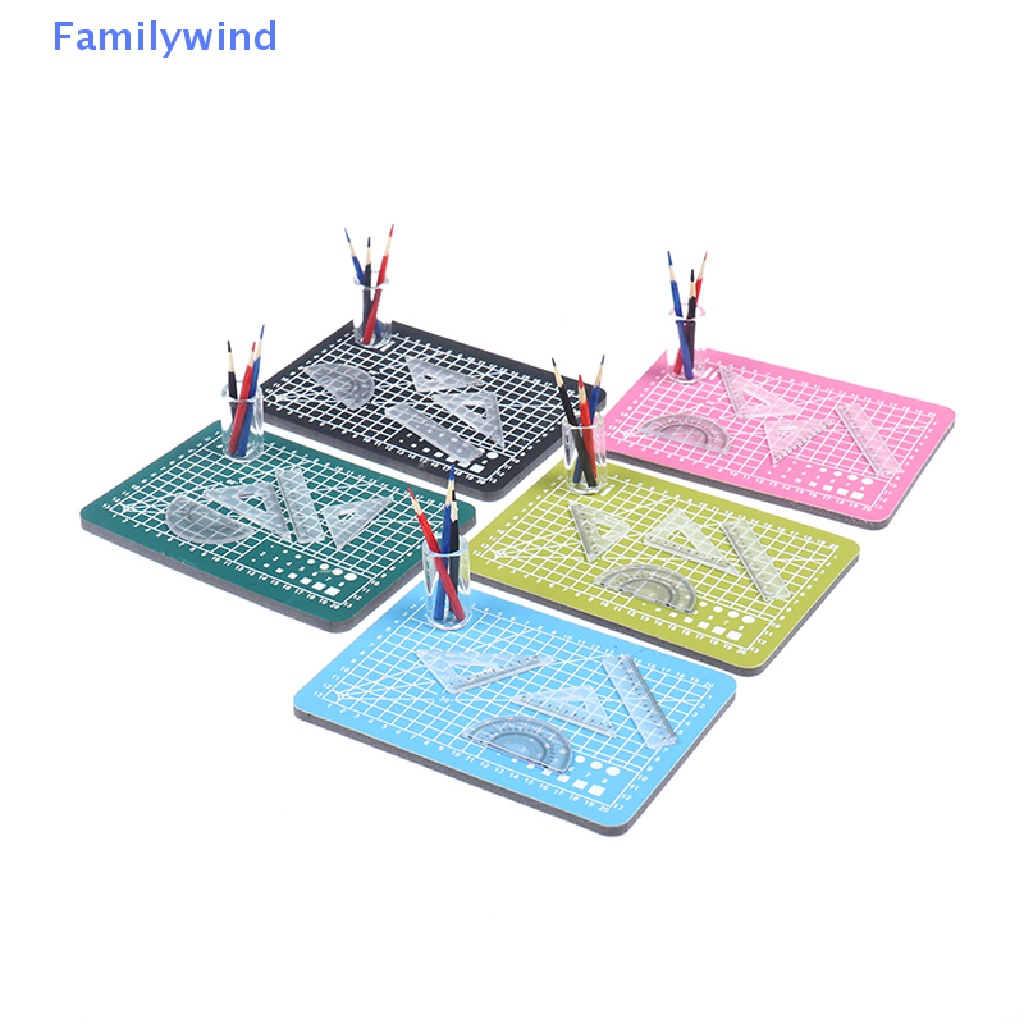 Bộ Thảm / Giá Đỡ Bút Chì / Thước Kẻ Dành Cho Nhà Búp Bê 1: 12