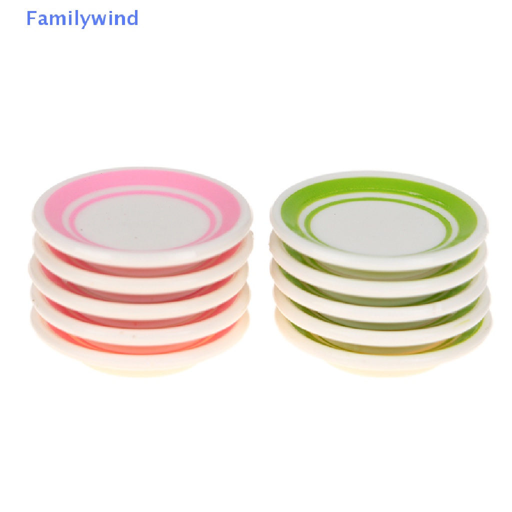 Set 5 Đĩa Đựng Thức Ăn Tỉ Lệ 1: 12 Cho Nhà Búp Bê