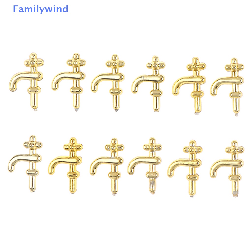 Set 12 Vòi Nước Mini Tỉ Lệ 1: 12 Trang Trí Nhà Búp Bê