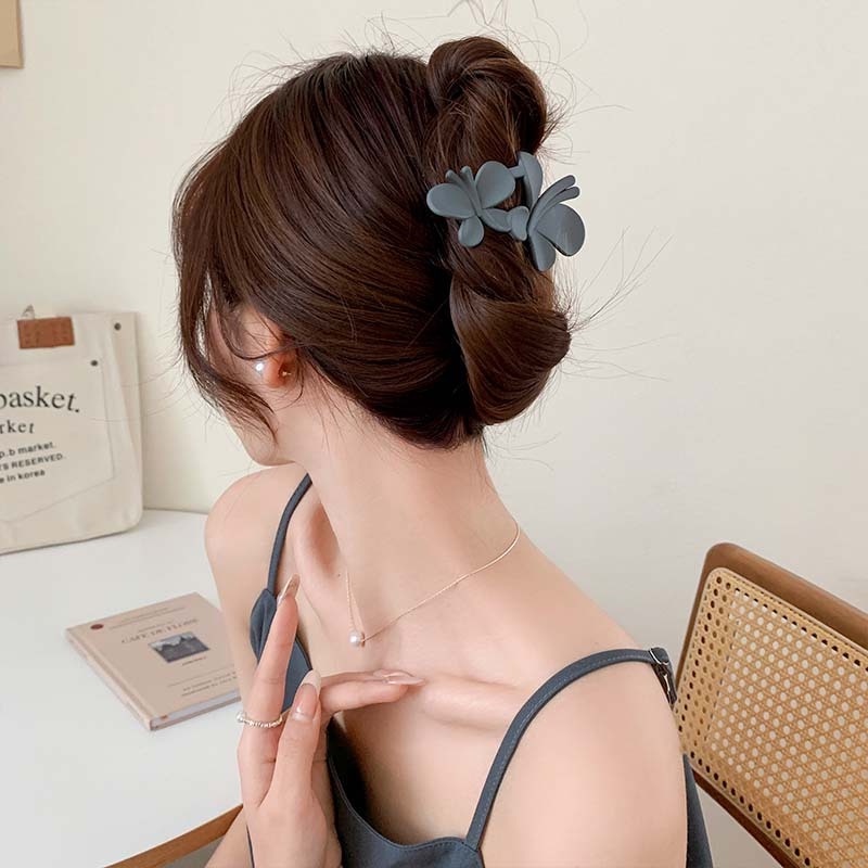 Kẹp Tóc Mỏ Vịt Cỡ Lớn Thiết Kế Đơn Giản Thời Trang Cho Nữ