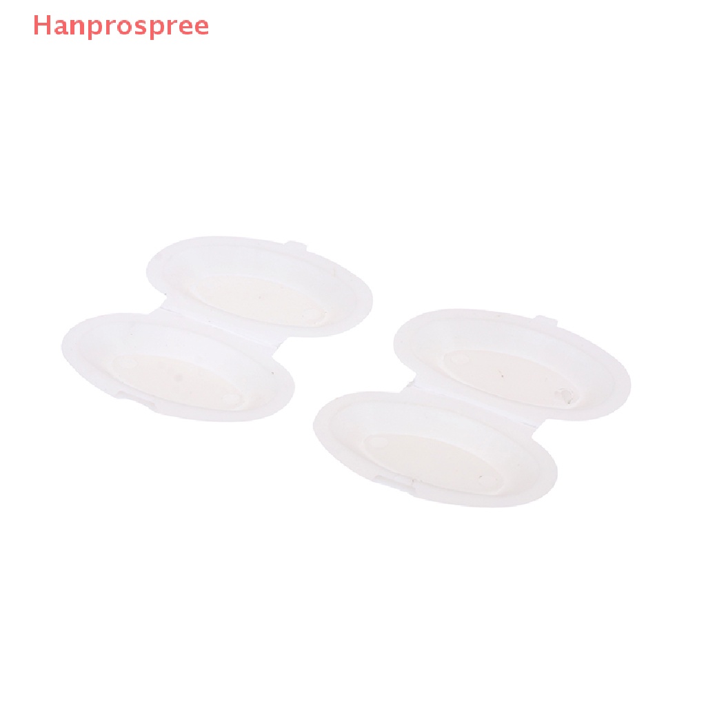 Bộ 2 Hộp Cơm Trưa Hình Oval Màu Trắng Dùng Một Lần Trang Trí Nhà Búp Bê 1: 12