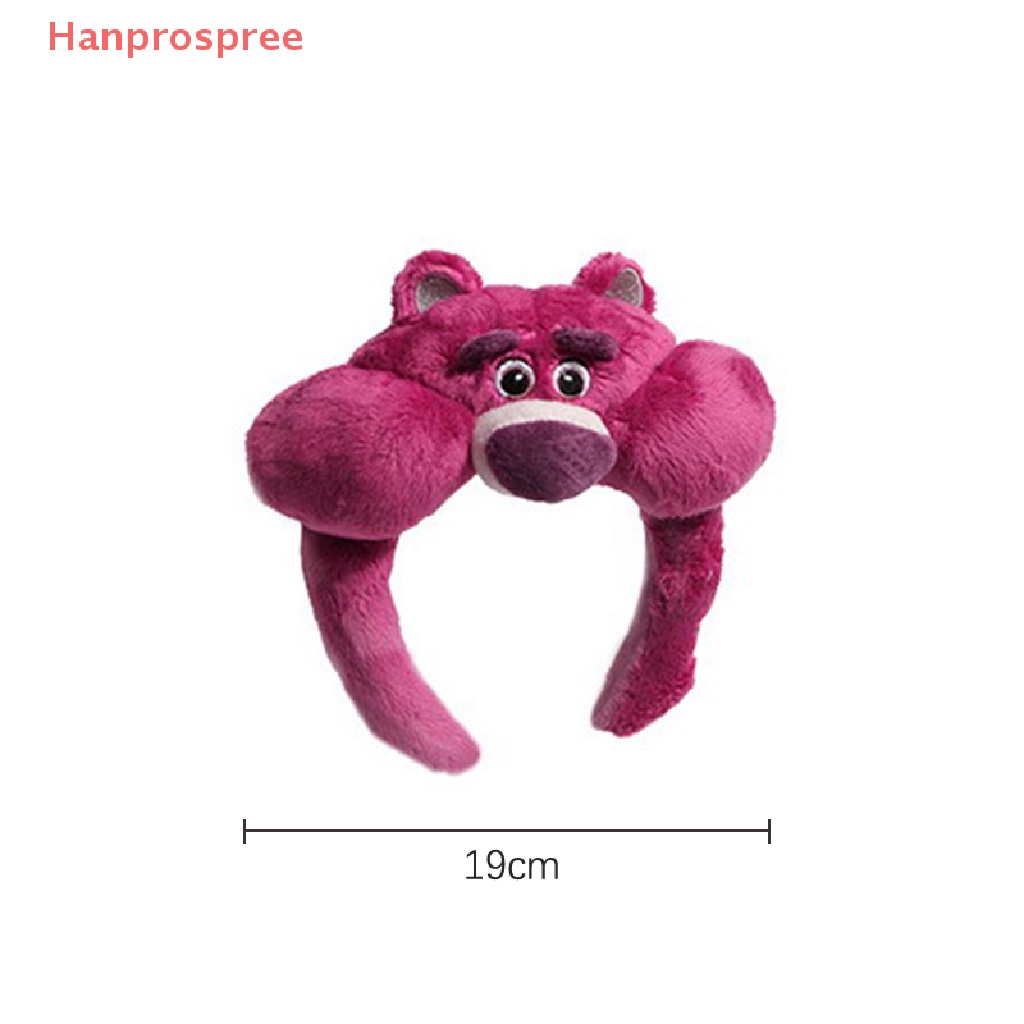 Băng Đô Cài Tóc Rửa Mặt / Trang Điểm / Trang Điểm Họa Tiết Gấu Hoạt Hình Bằng Lông Nhung Hanprospree >