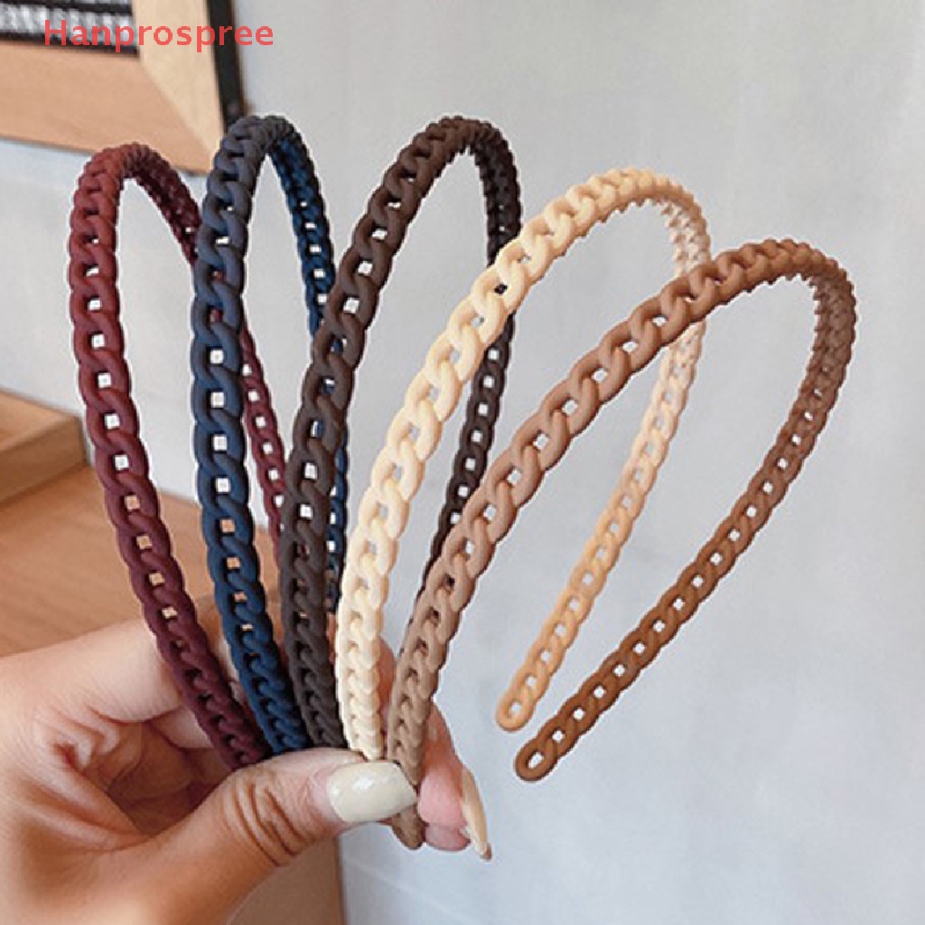 Băng Đô Cài Tóc Màu Trơn Cho Nữ