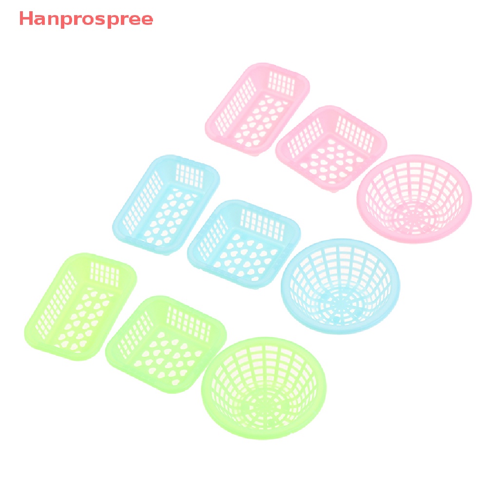 Bộ 3 Rổ Rửa Trái Cây Mini Tỉ Lệ 1: 12 Trang Trí Nhà Búp Bê