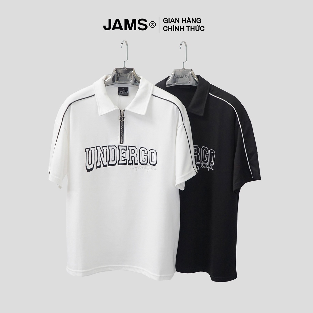 Áo Polo Khóa Kéo Zipper Oversized Tee JAMS