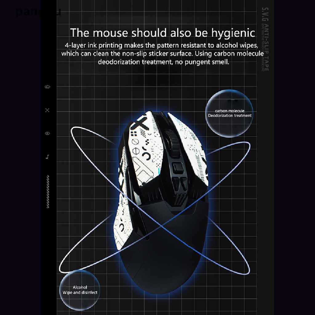 Miếng Dán Chống Trượt Chống Mồ Hôi Cho Chuột Không Dây Logitech G900 / 903