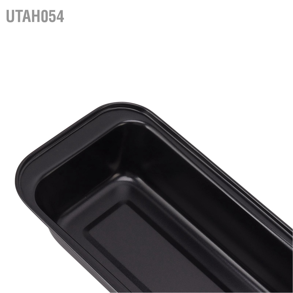 Set 3 Khuôn Nướng Bánh Mì Bằng Thép Carbon Chống Dính Màu Đen