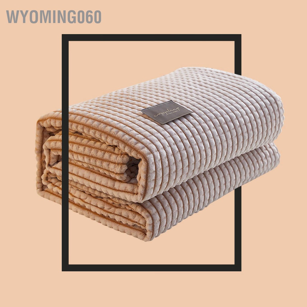 Chăn Bông Hai Mặt Mềm Mại Thoải Mái Họa Tiết Hoa Dành Cho Ghế Sofa Văn Phòng