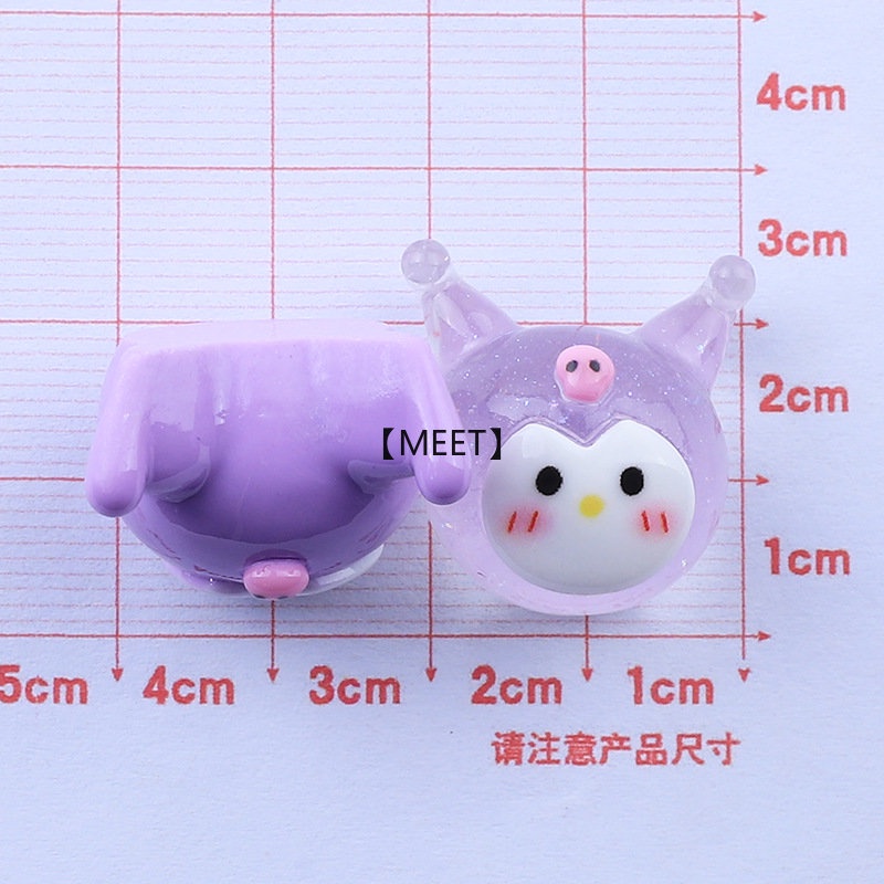 1pc Động vật dễ thương Đầu to Tự làm đồ trang sức bằng nhựa Vật liệu thủ công