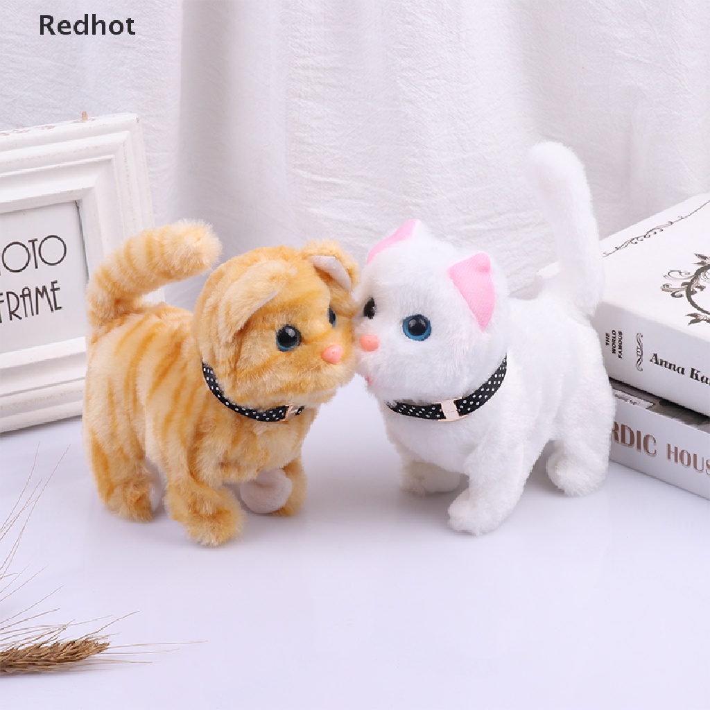 &lt; Redhot &gt; Đồ Chơi Mèo Nhồi Bông Điện Tử Mềm Mại Dễ Thương Cho Mèo Cưng