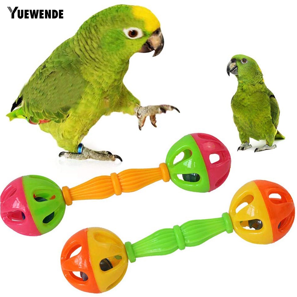 Lục Lạc Đồ Chơi Hai Đầu Gắn Chuông Xinh Xắn Dành Cho Chim Vẹt
