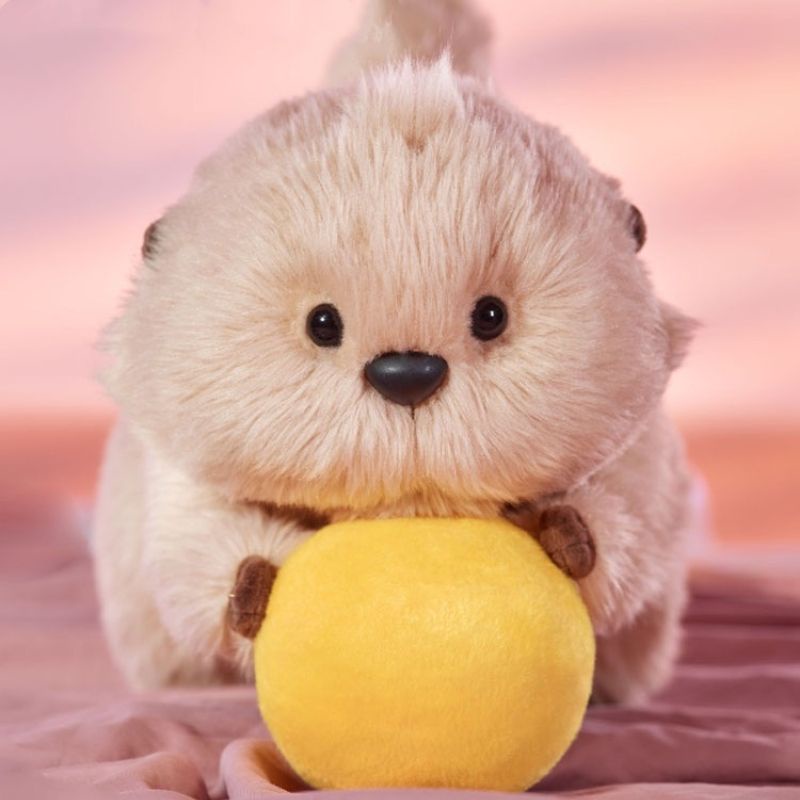 Dễ thương Khách sạn biển sâu Sea Sea Rái cá biển Jelly Beans Đồ chơi sang trọng Nhồi bông Khách sạn biển sâu Sea Rái cá biển Plushie Doll