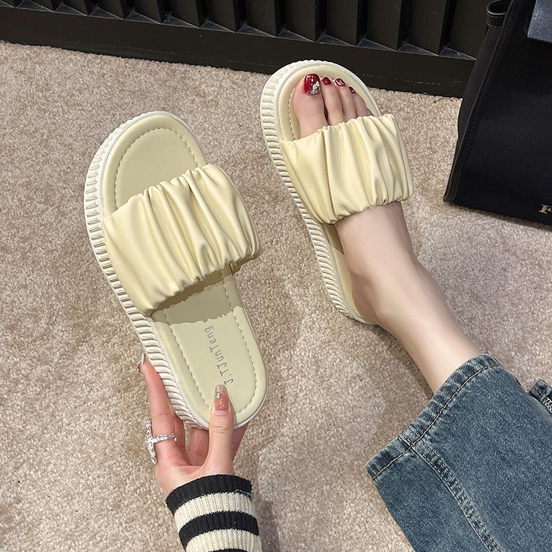 Dép Đế Xuồng Dày Chống Trượt Chống Mòn Phong Cách Pháp