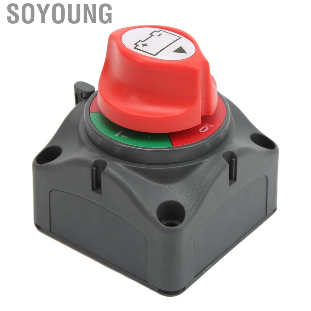 Soyoung Marine Battery Disconnect Switch  Wide Application 12-48V ABS for ATV