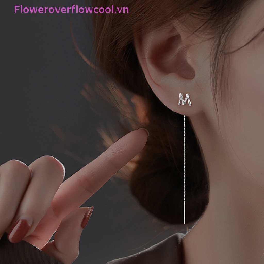 Bông Tai Chữ Cái Từ A Đến Z Kiểu Dáng Đơn Giản Dành Cho Nữ