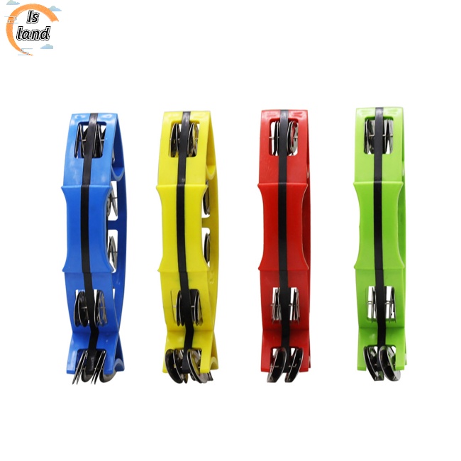 [IS] Trống Lục Lạc Cầm Tay Hình Cá Nhiều Màu Sắc Giáo Dục Sớm Cho Bé