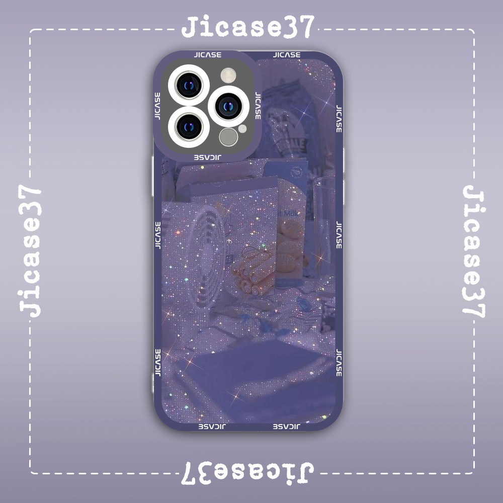 Ốp lưng iphone Cute Case Bánh Kẹo Đồ Ăn Vặt Sparkle Pattern Tặng Kèm Phụ Kiện Túi Xách MK Hình Cute Case