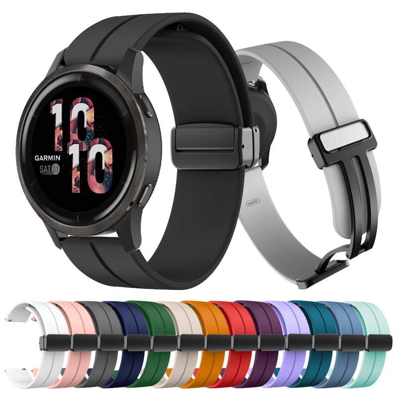 Dây Đeo Khóa Nam Châm Hình Chữ D Cho Garmin Venu 2 Plus 43mm 45mm