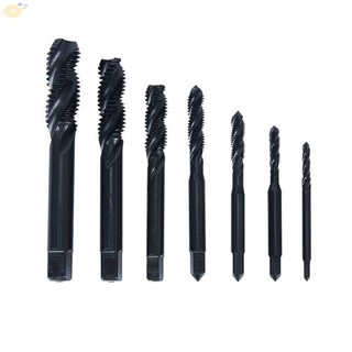 【VARSTR】Machine Screw Black HSS Plug Tap Drill Set Practical Surface Treatment Nitriding