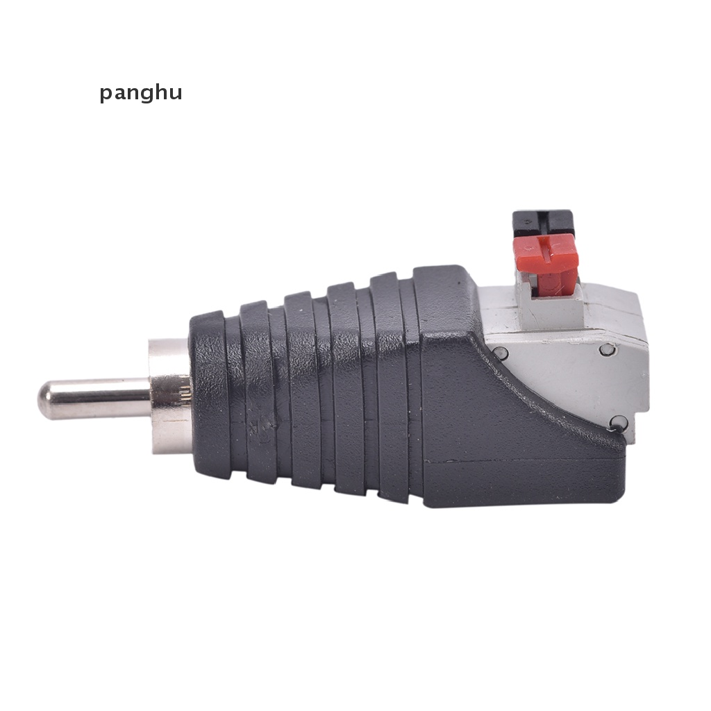 Bộ 2 Đầu Nối Chuyển Đổi Giắc Cắm Âm Thanh A / V Sang Phích Cắm RCA Chuyên Dụng