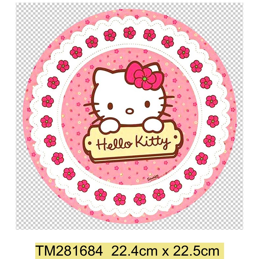 Sticker Ủi Thêu Hình Mèo kitty Dễ Thương