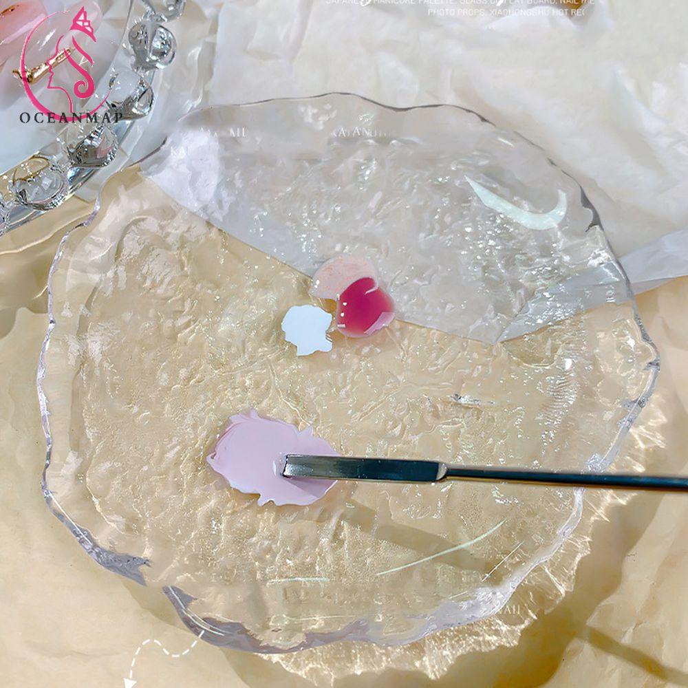 Khay Trưng Bày Móng Tay Hình Đám Mây Trong Suốt Kết Cấu Không Đều