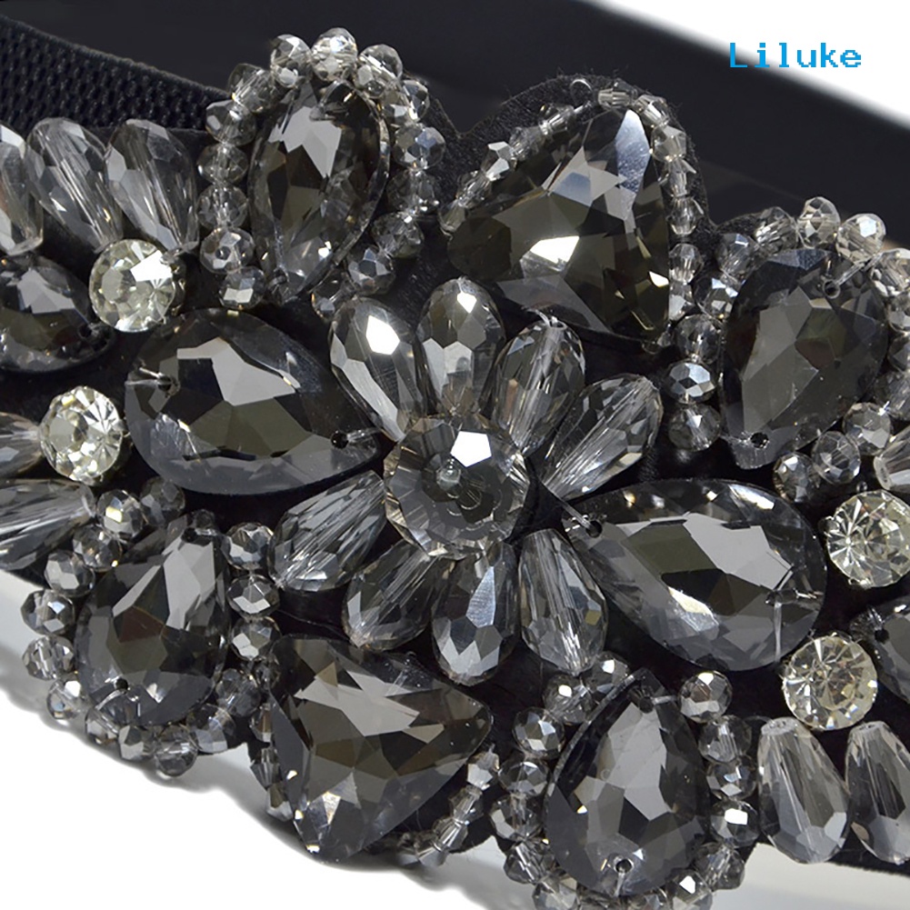 Thắt lưng đính kim cương nhân tạo nhiều màu dành cho nữ