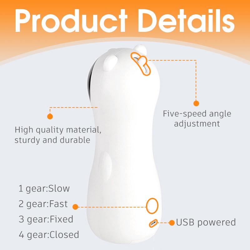 HamshMoc Đồ Chơi Đèn Laser Tự Động Có Thể Sạc Lại Giúp Giảm Căng Thẳng Dành Cho Mèo Cưng