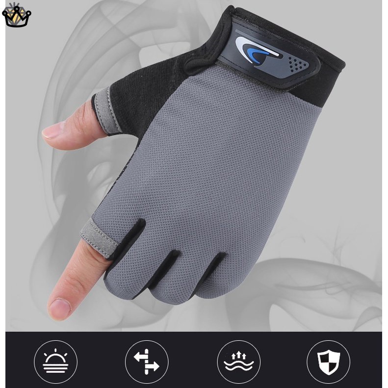 1 Đôi Găng Tay Câu Cá Chống Trượt Thoáng Khí