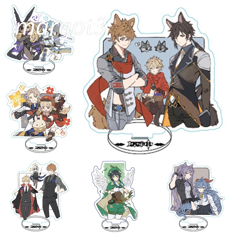 Mô Hình Nhân Vật Margot3 Anime Genshin Va Chạm Bằng Acrylic Để Bàn Trang Trí