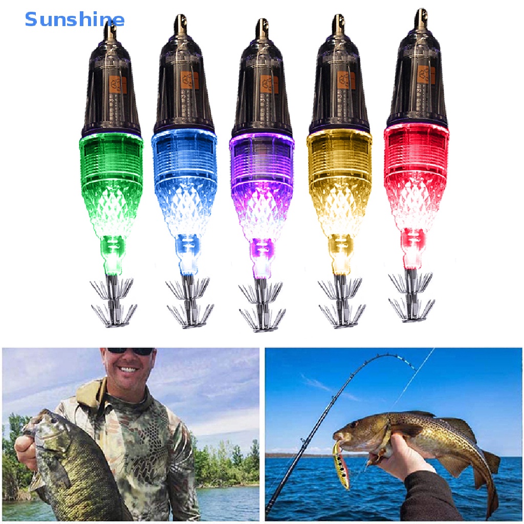 Mồi Giả Nhử Cá Gắn Kèm Đèn LED Tiện Dụng Chất Lượng Cao