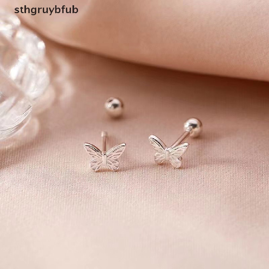 1 Đôi Khuyên Tai Hình Nơ Xoắn Bóng Cho Nữ