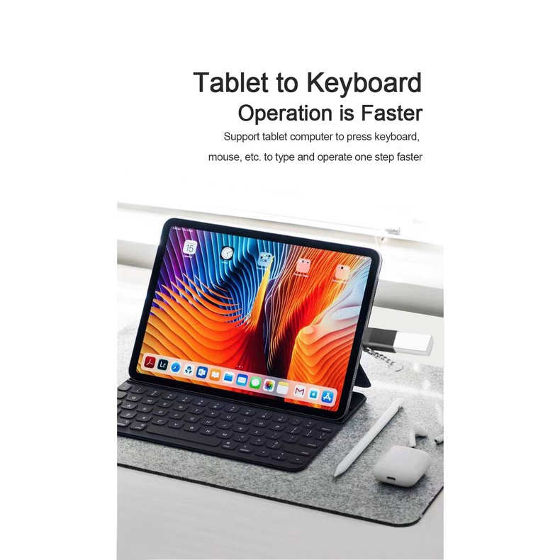 Bộ Chuyển Đổi OTG Type C Sang USB 3.0 Mạ Điện Kèm Móc Khóa Tiện Dụng Cho Điện Thoại / Laptop