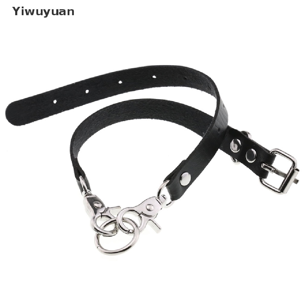 < Yiwuyuan > Vòng Cổ Choker Da Phong Cách Punk Gothic Bằng Kim Loại Cho Nam Và Nữ