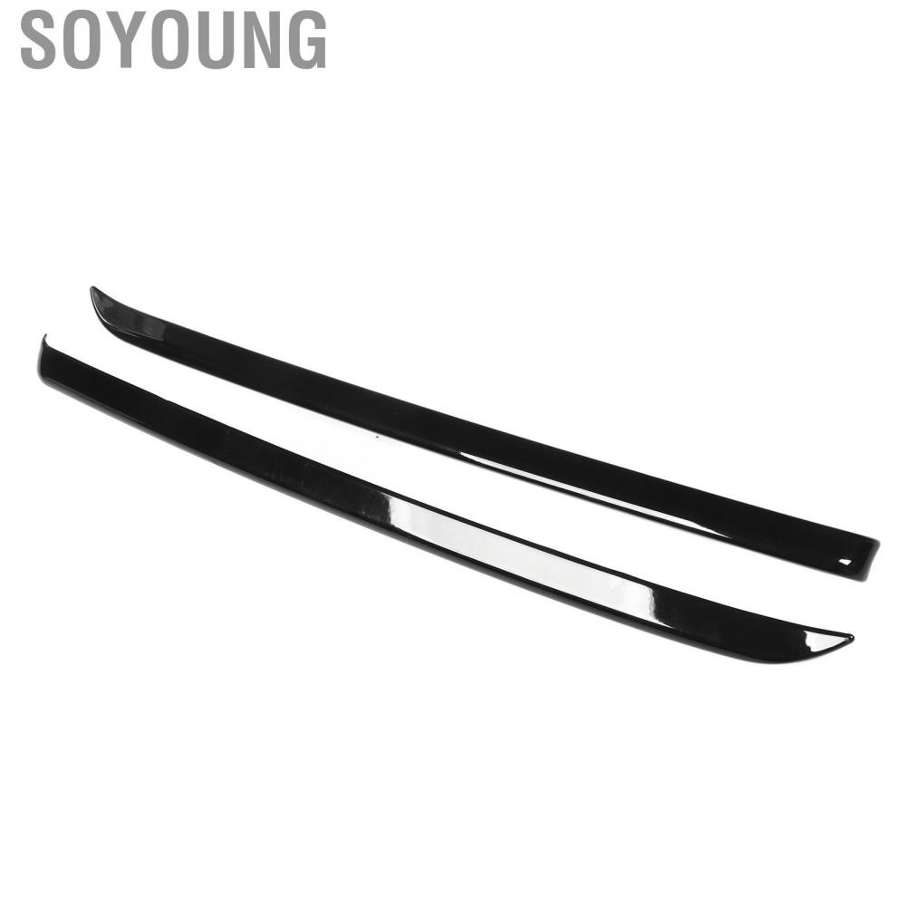 Soyoung Bumper Corner Edge Cover Trim  Rear Protection Impact Resistant Easy To Install 2 Pcs Flexible for Car