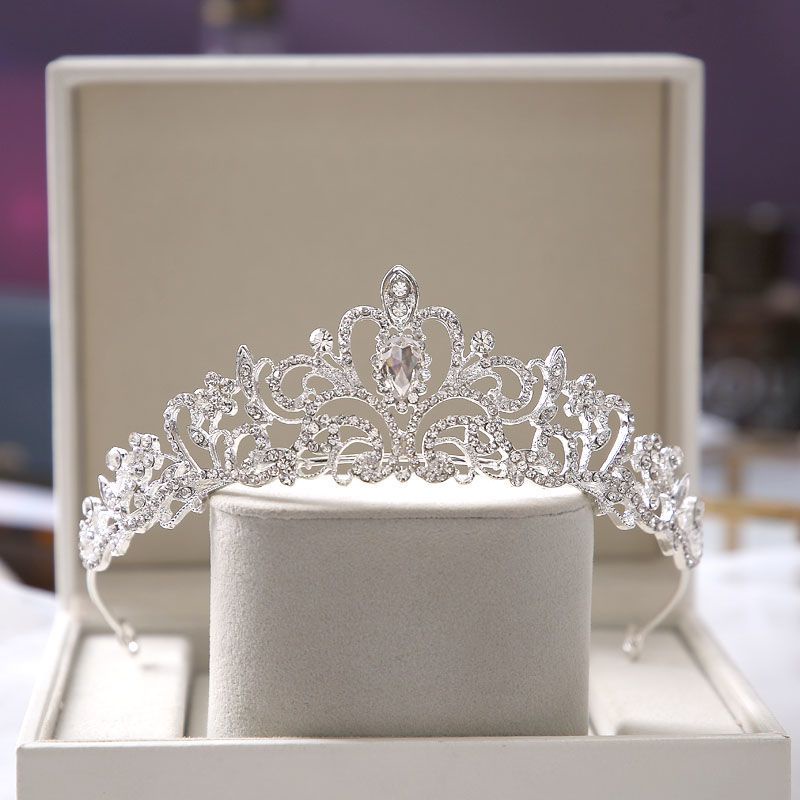 Vương Miện Đội Đầu Cô Dâu 18-18 Tuổi Phong Cách Hàn Quốc Xinh Xắn