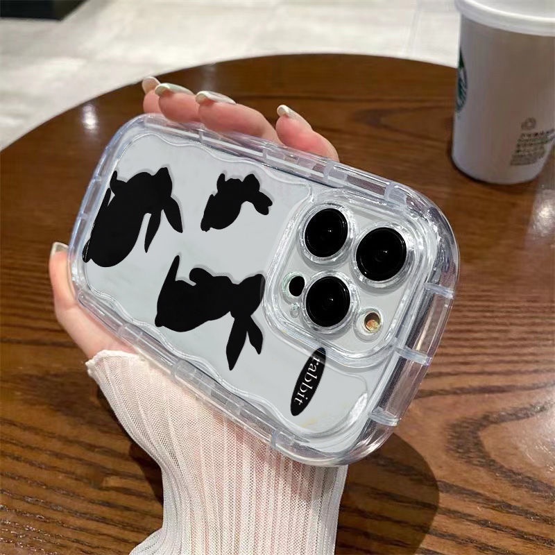 ✅Ốp Điện Thoại Mềm Trong Suốt Chống Sốc Hình Thỏ Đen Cho Iphone 712xr 11iPhone14 Xsmax 8p 13