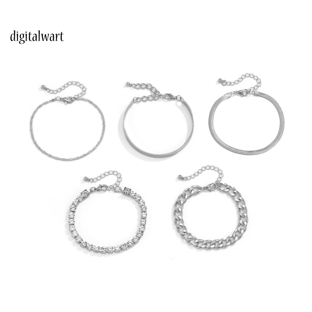 Kỹ Thuật Số| Set 5 Vòng Tay Phong Cách Cổ Điển Xinh Xắn Dành Cho Nữ