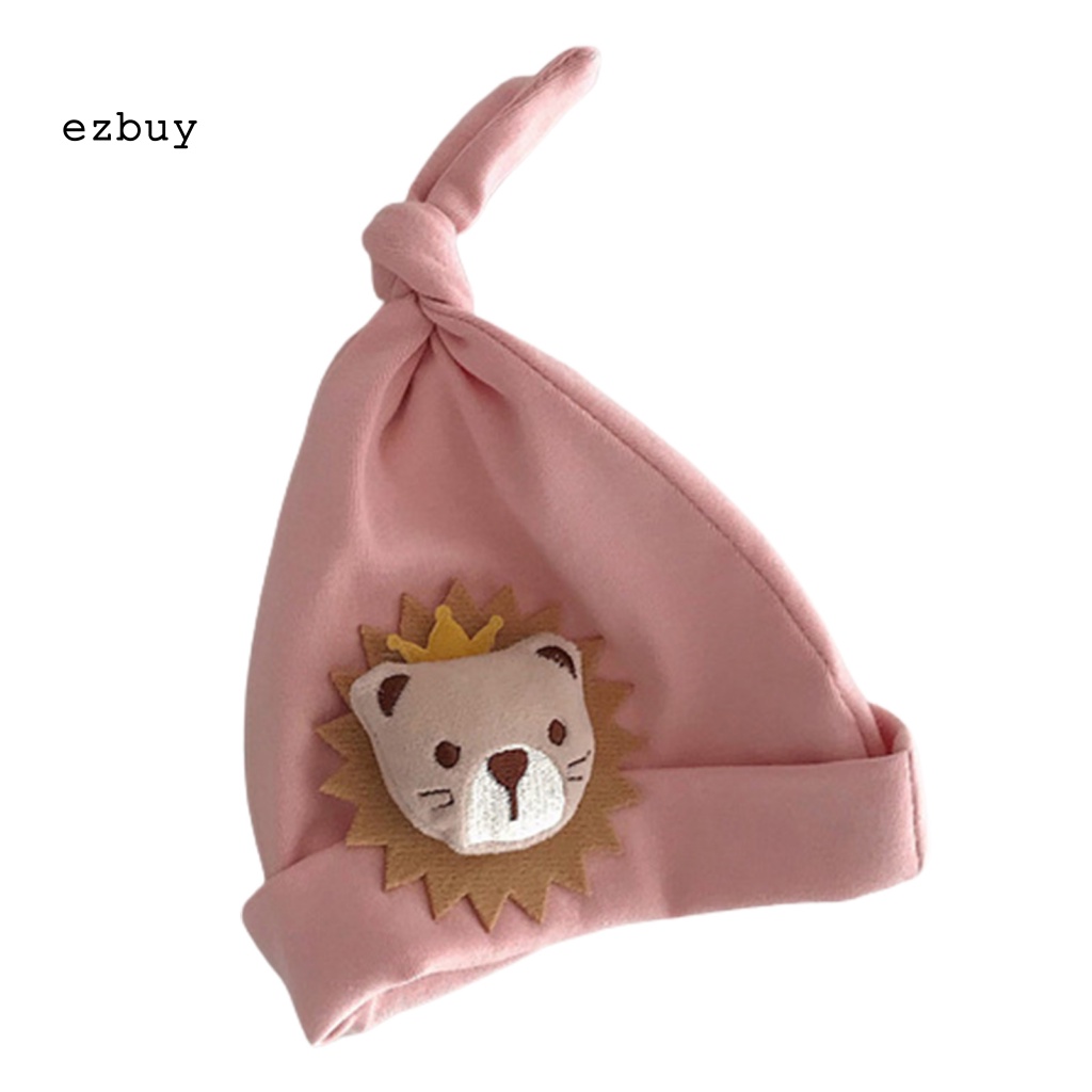 Mũ Beanie Dày Dặn Thoáng Khí Không Biến Dạng In Hình Sư Tử Dành Cho Bé Trai Gái