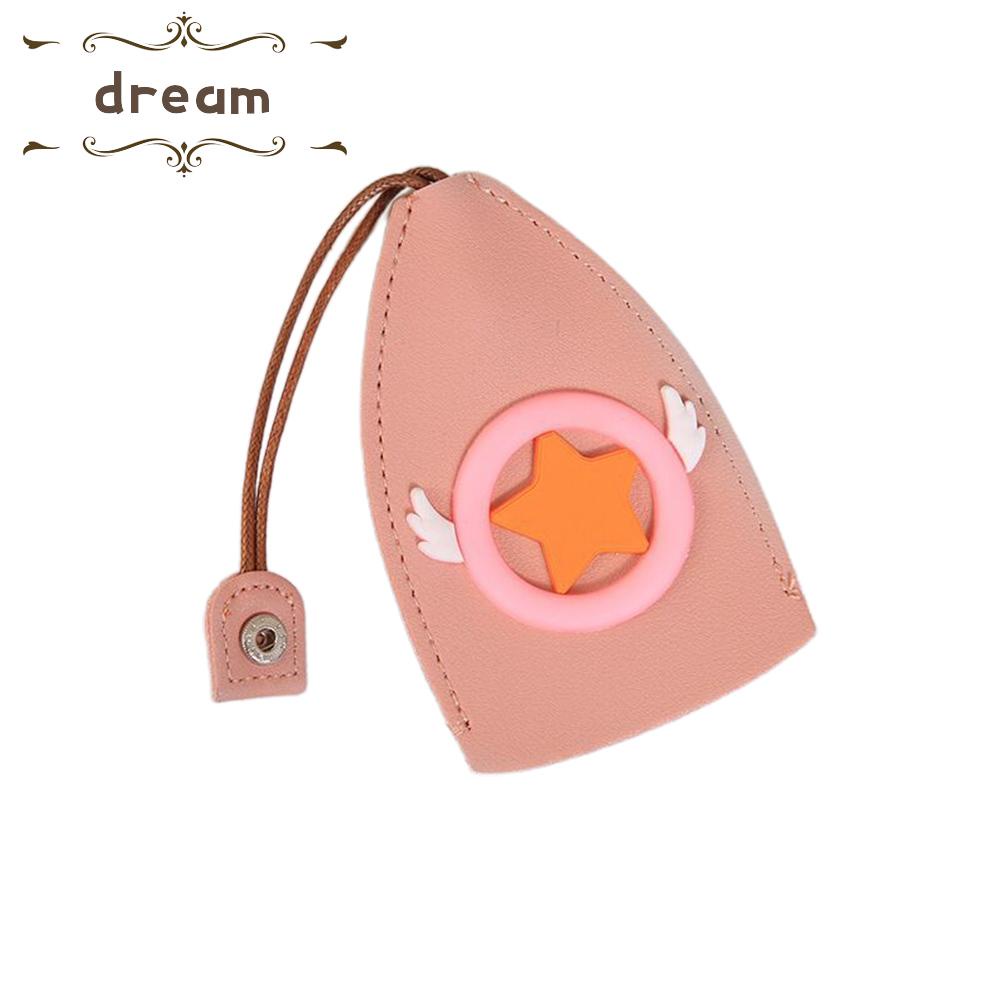 【DREAMLIFE】Key Package Mens Non Slip Organizer PU Leather Portable Soft Shell Storage