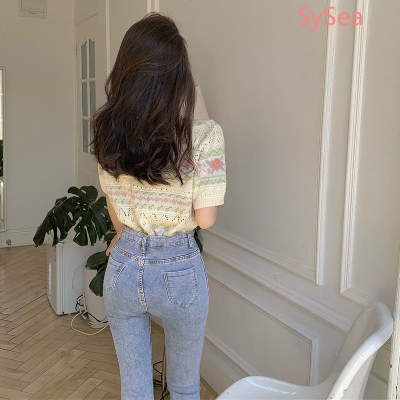 Áo Dệt Kim Thời Trang Mùa Hè Pháp Dành Cho Nữ